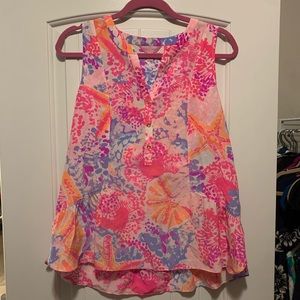 NWOT Lilly Pulitzer silk top - Small